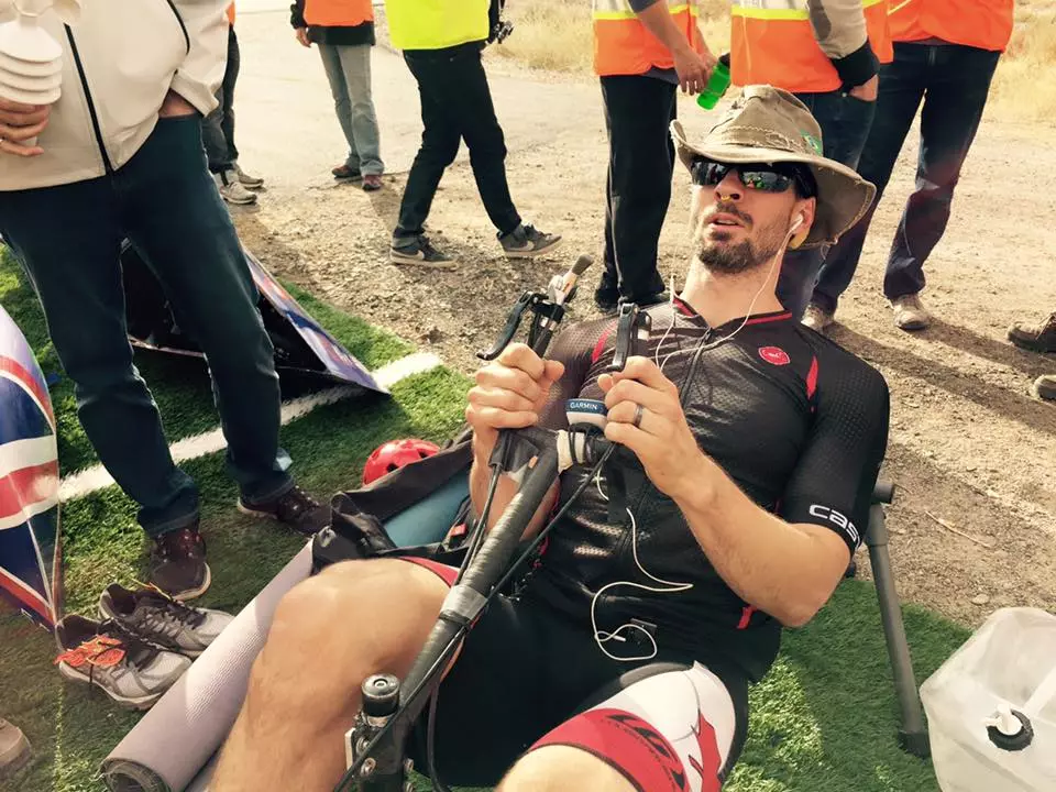 Todd Reichart recovers after his record-breaking run