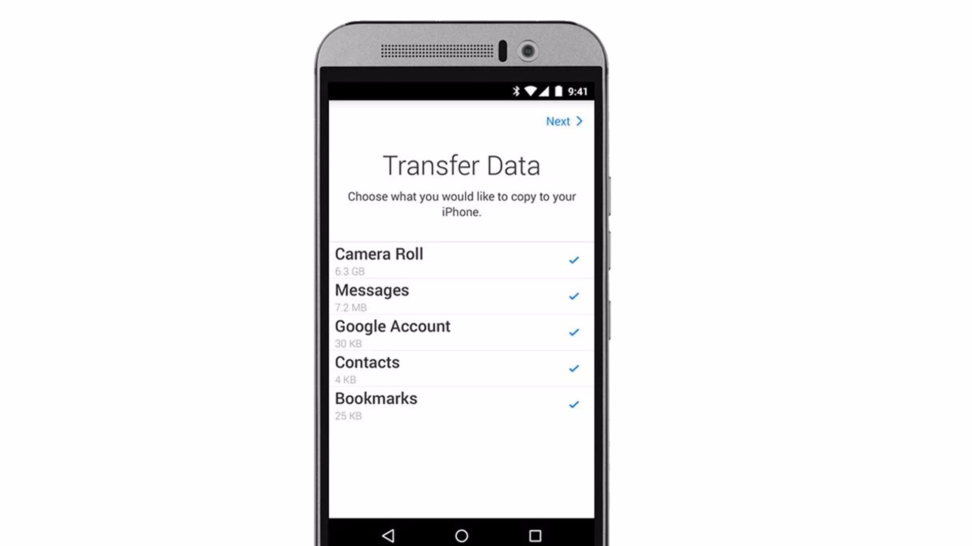 How to switch from Android to iPhone