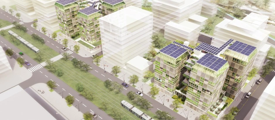 The “nanotower” could house up to ten families