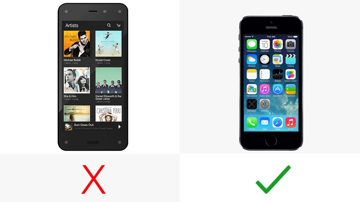 The iPhone 5s has a Touch ID fingerprint sensor in its home button