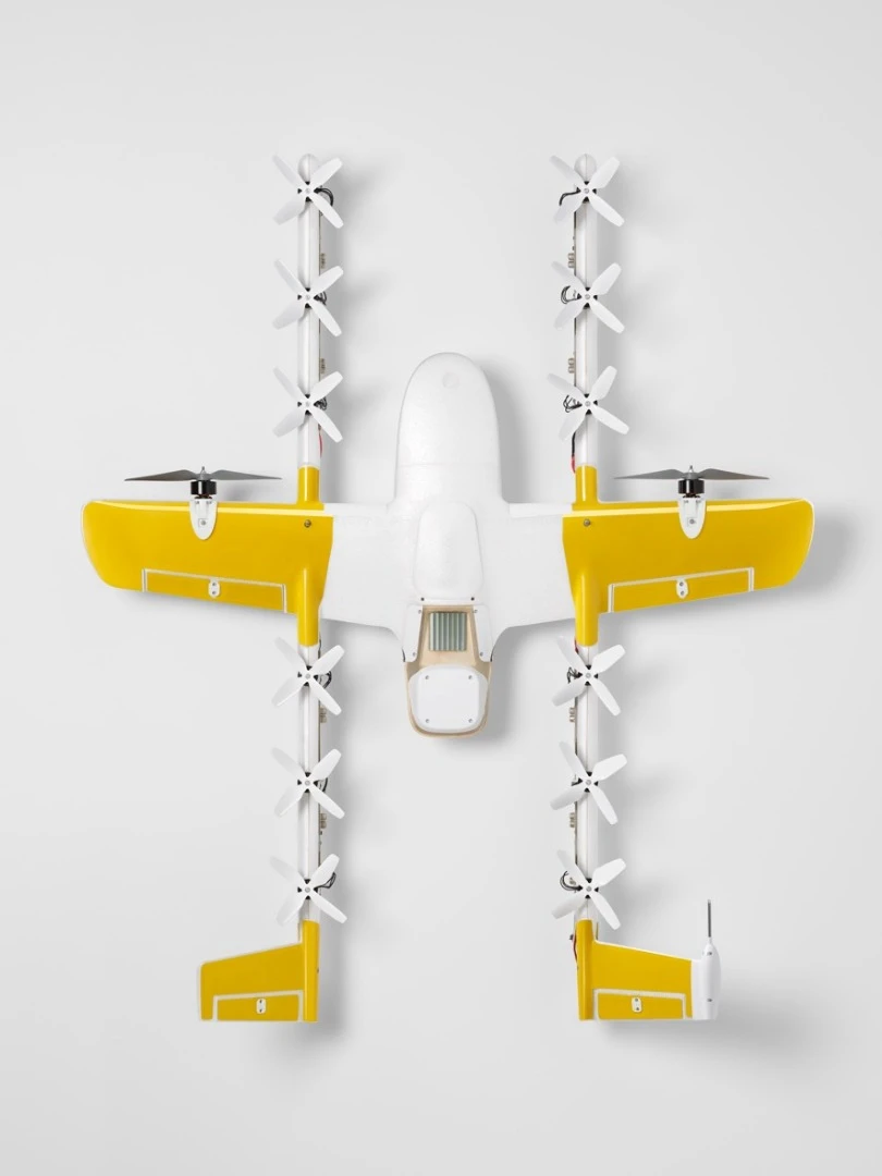 Wing's drone design