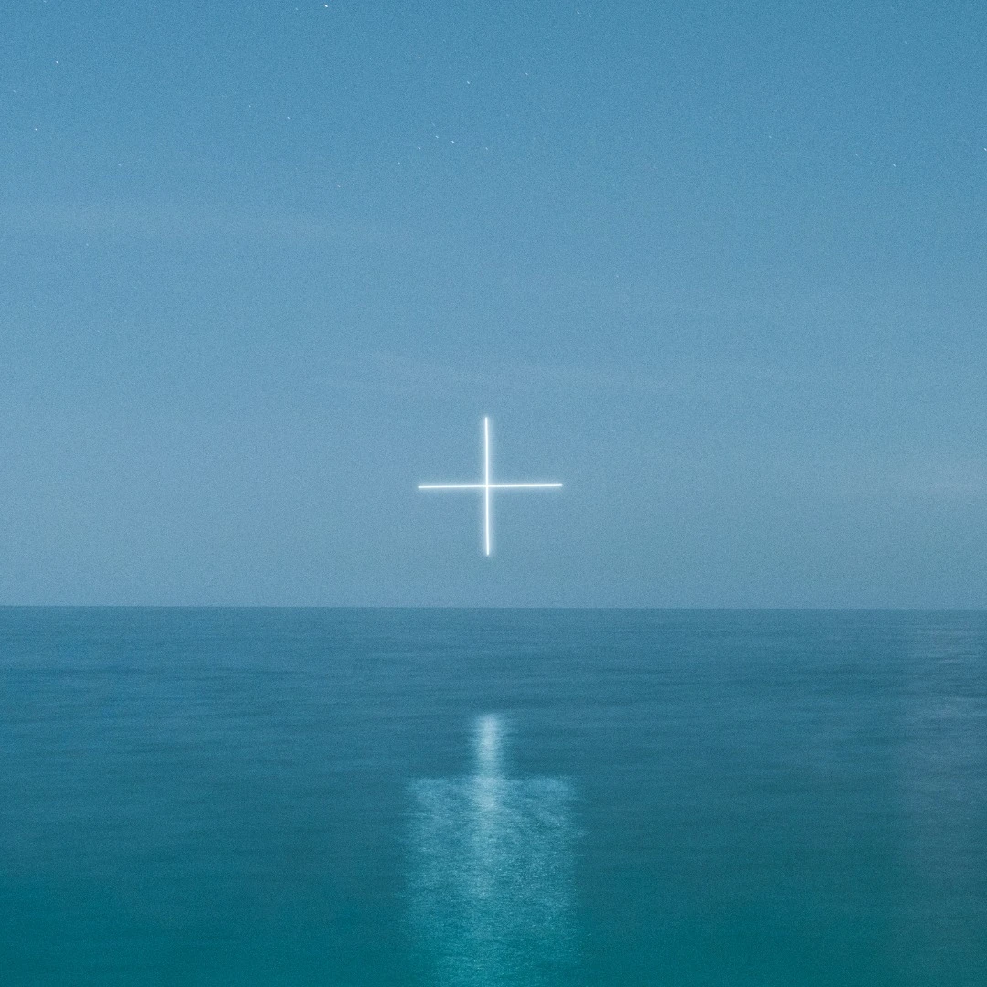 A cross, in the recent Aeroglyph series