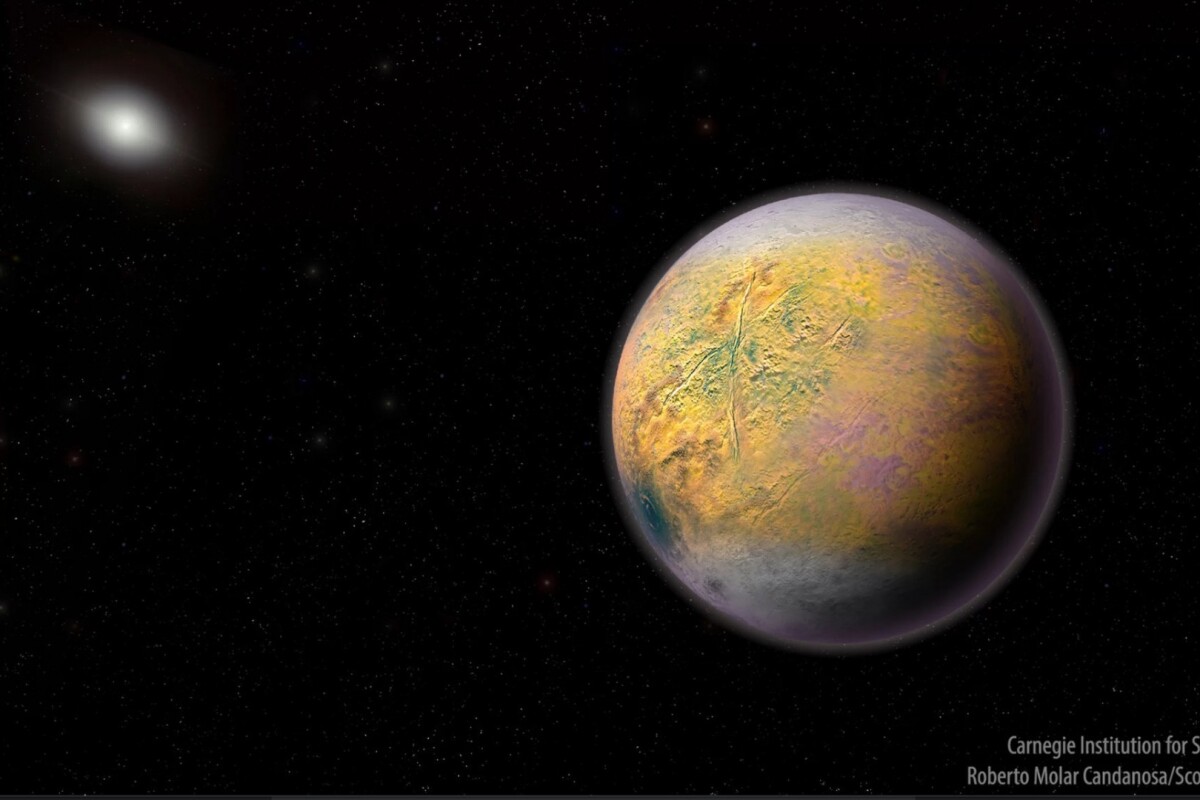 An artist's impression of Planet X, a hypothetical Super-Earth that lurks at the fringes of the solar system