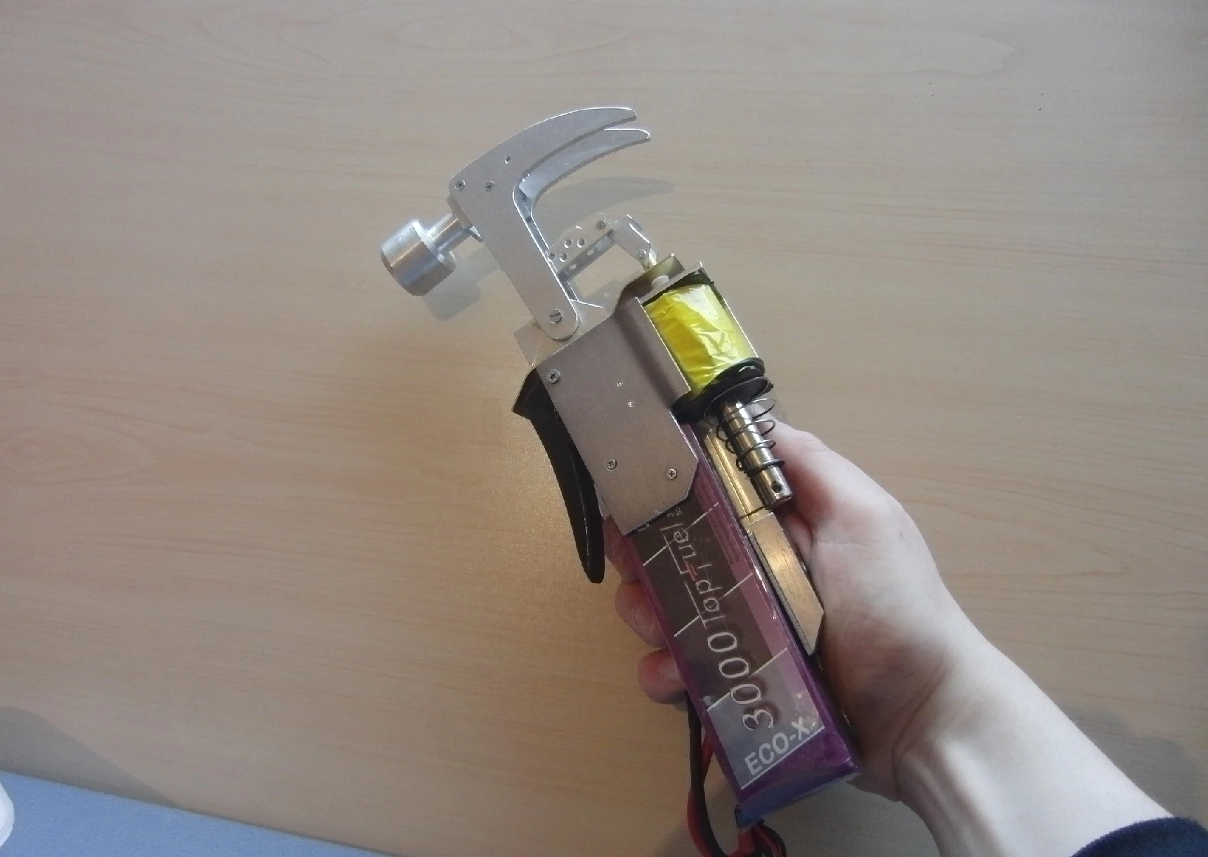 Patrick Priebe's take on Homer Simpson's electric hammer