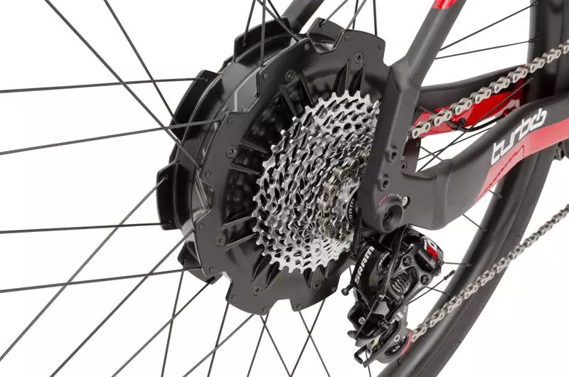 The Turbo's 250-watt Specialized Turbo Direct Drive rear hub motor (Photo: Specialized)