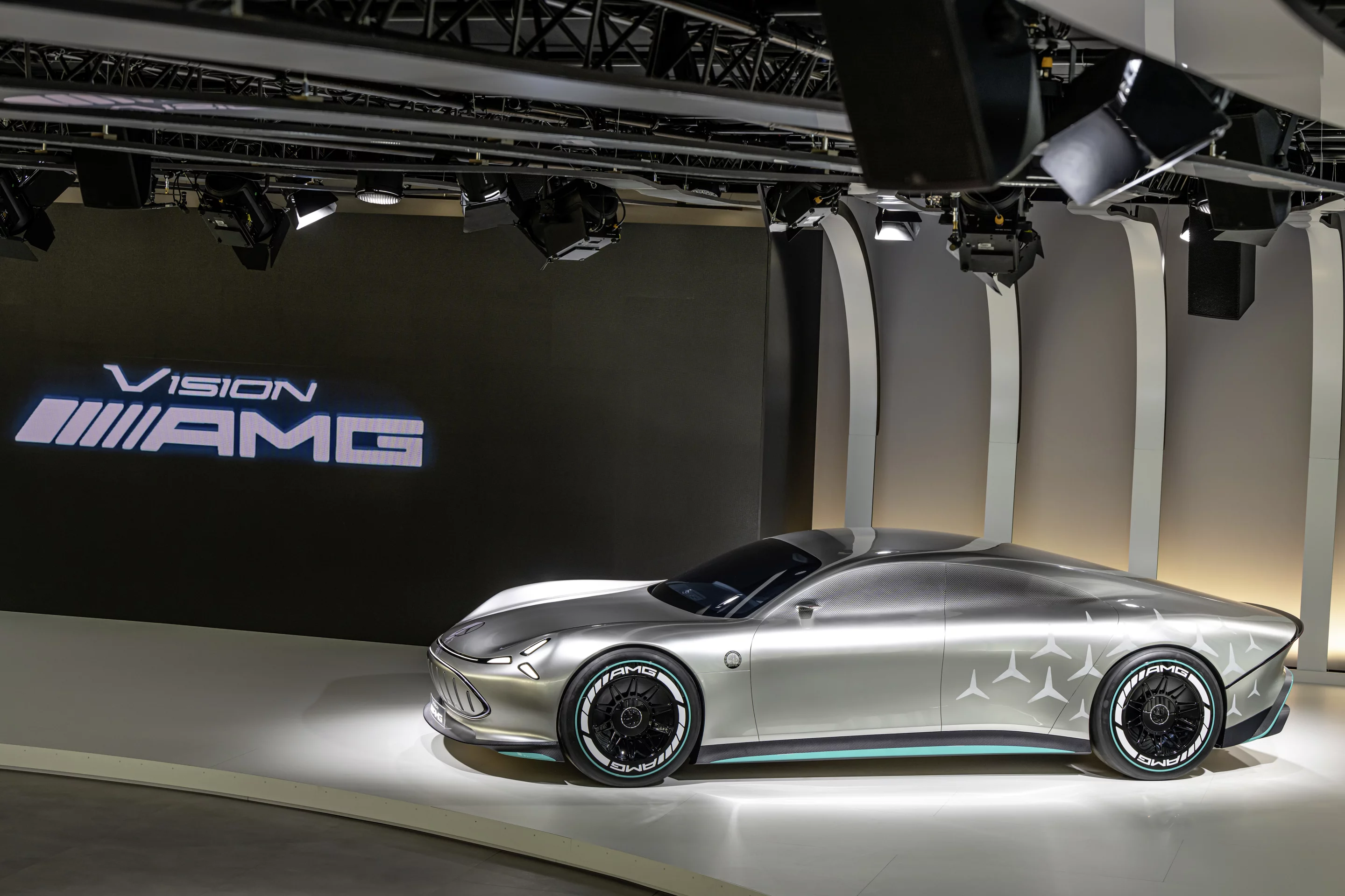 The Vision AMG incorporates styling elements from a variety of Mercedes concept cars from the past decade