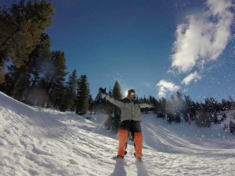 Those large, goofy leg plates are actually a sled