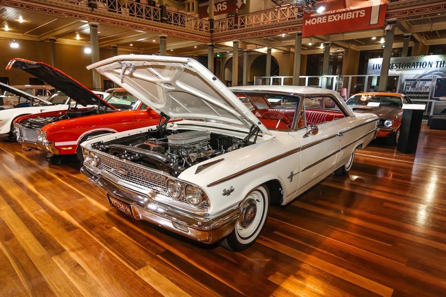 The winner of the 'Last Days Of American Supercar' category at Motorclassica 2018 was the 1963 Ford Galaxie R.Code Fastback of Barry Hodson