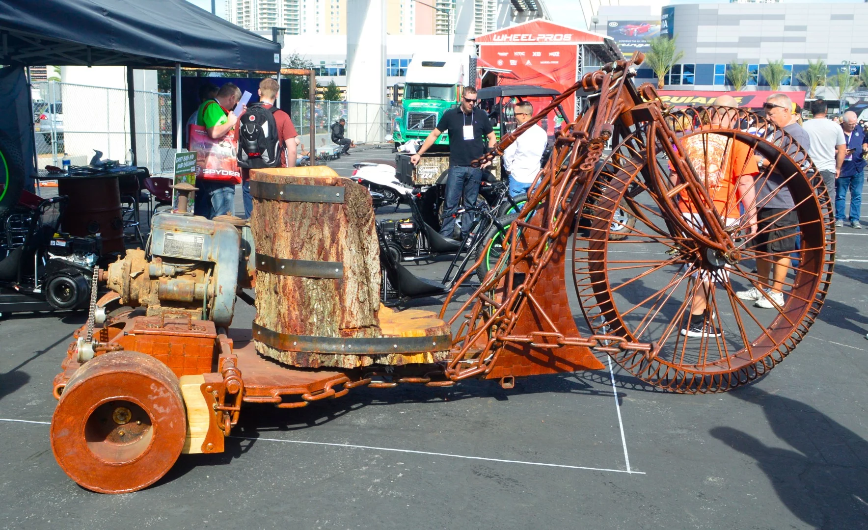 A more woodsy, rustic style of trike