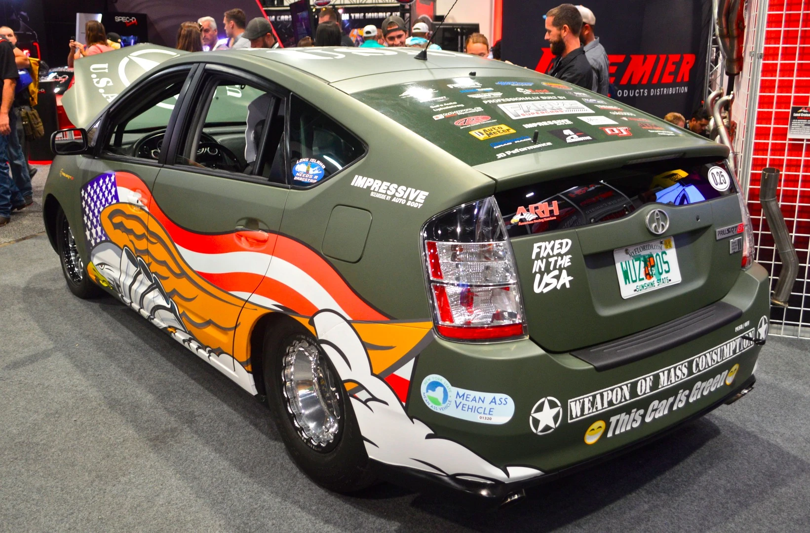 Despite its Japanese roots, this Prius was one of the most "all American" vehicles of the entire SEMA show