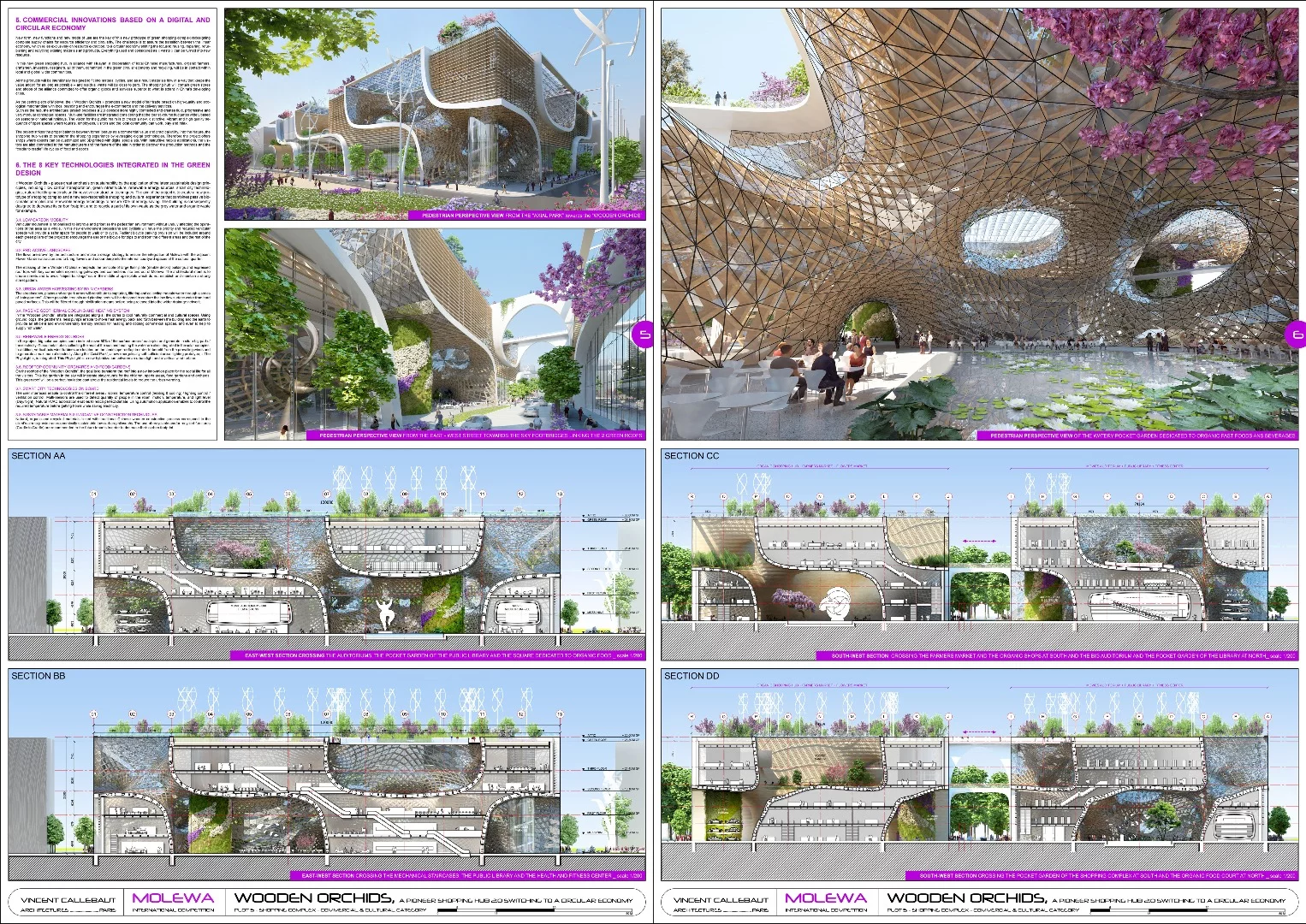 Located on a plot measuring a total of 20,000 sq m (215,278 sq ft), the buildings have a total usable floorspace of 30,000 sq m (322,917 sq ft)