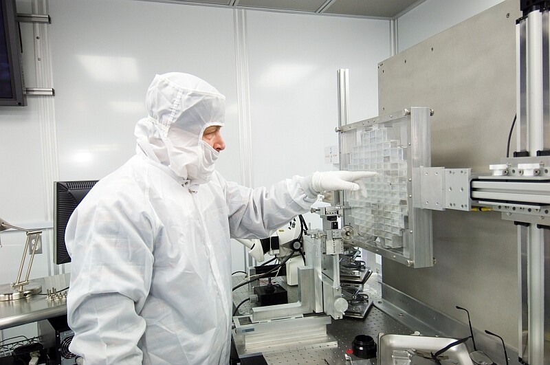 The Stardust aerogel collector (Photo: Andrew Westphal, UC Berkeley)