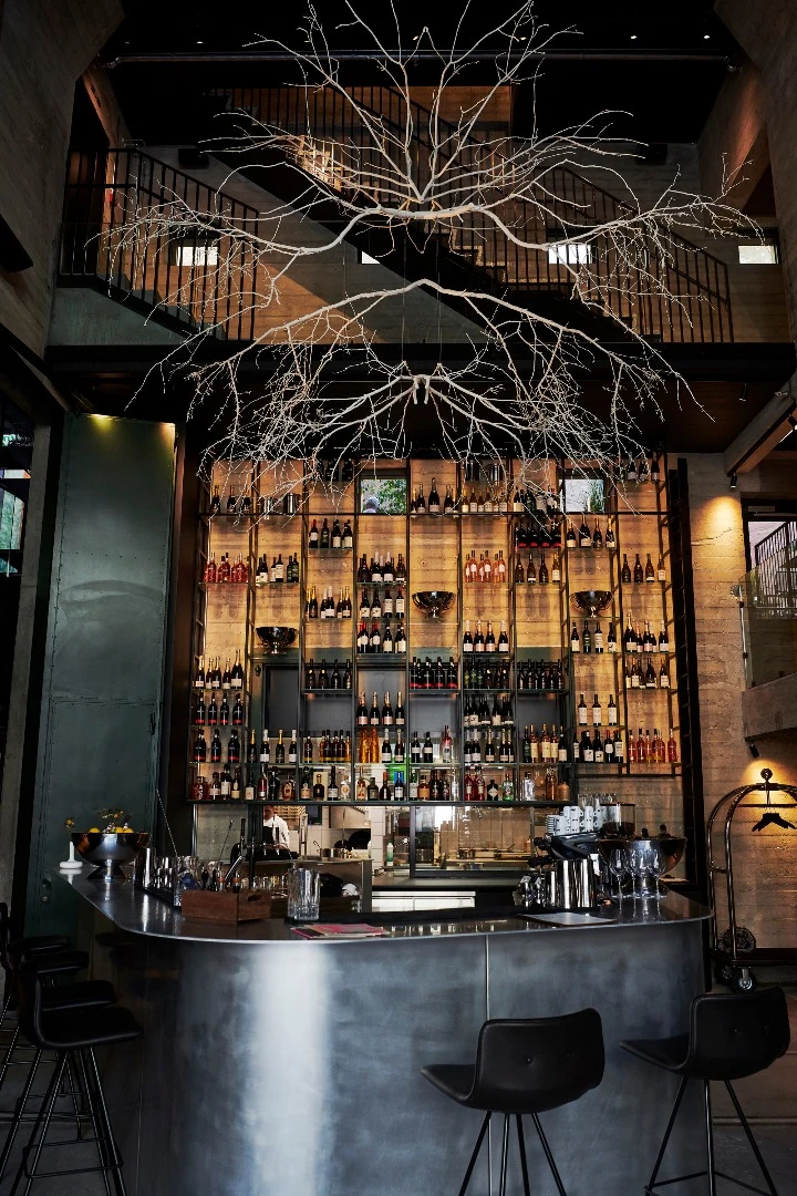 Bar and lobby area of the Hotel Herman K