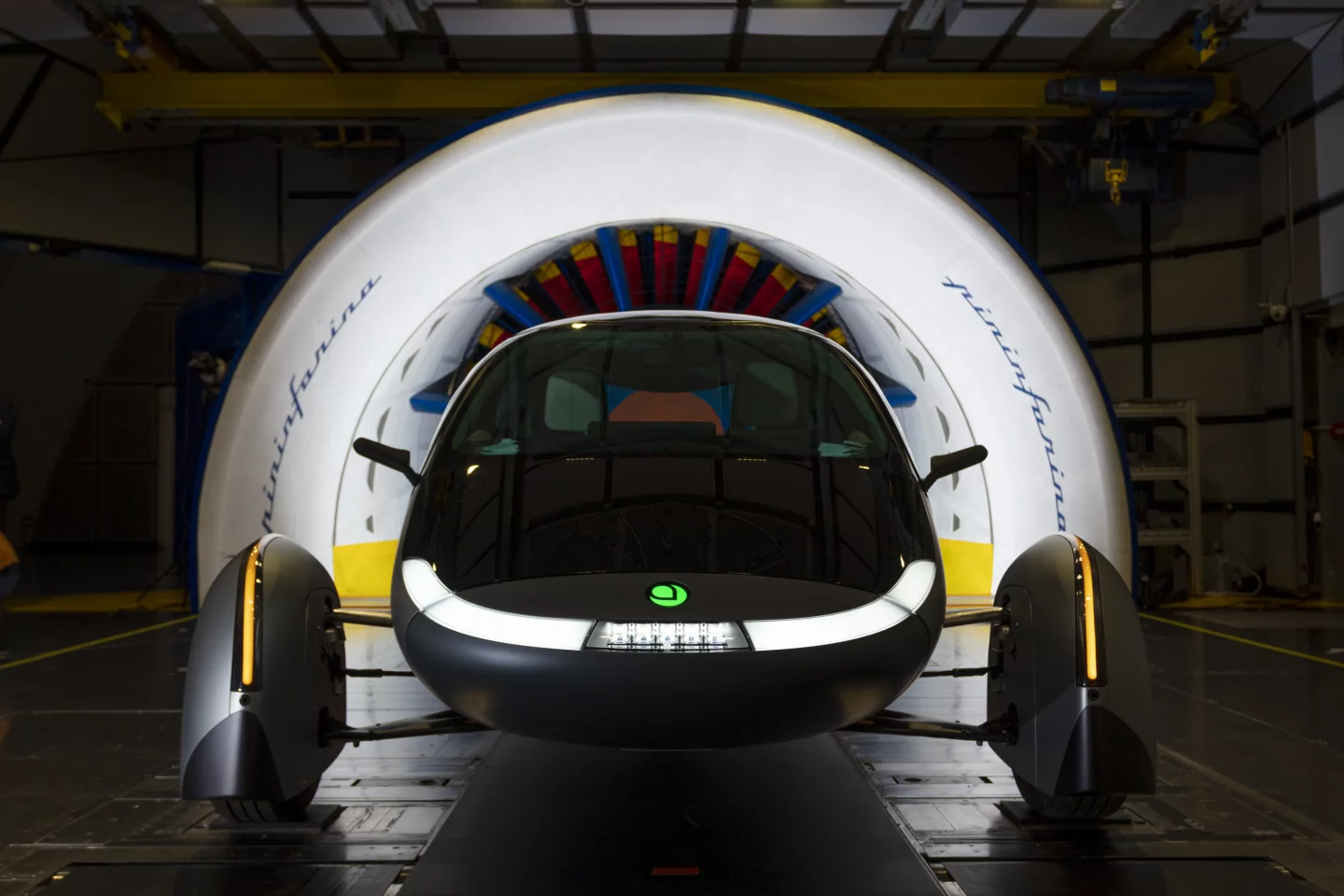 Aptera's production-intent solar electric vehicle makes its public debut at the Las Vegas Conventional Center for CES 2025