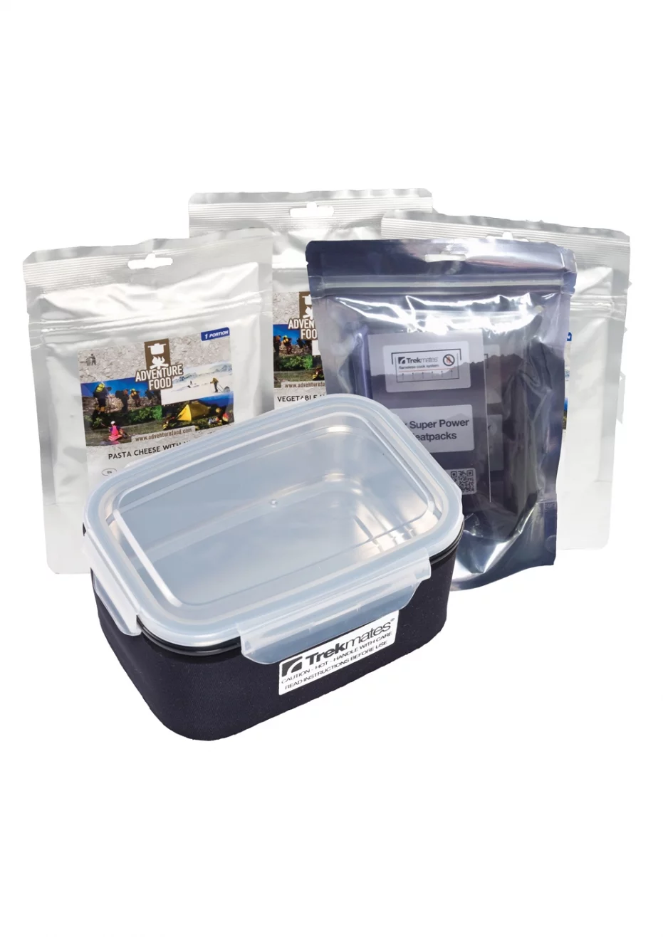 The Trekmates Flameless Heating System allows for cooking without the fire