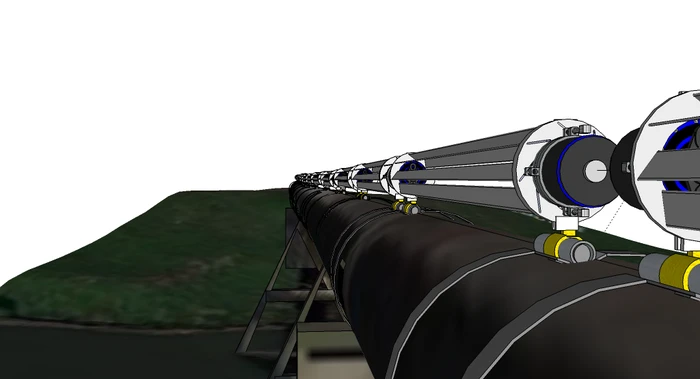 Ring envisions the generator distributed on the top of existing infrastructure such as pipelines