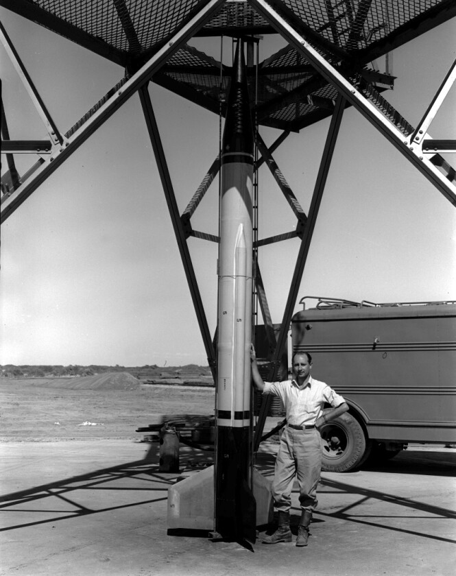 A WAC Corporal similar to the one that first achieved hypersonic speed