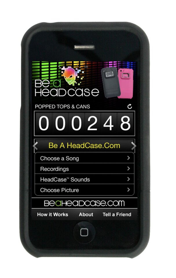 Be HeadCase is a bottle opener-equipped iPhone case, that comes with an app that keeps count of how many bottles you've opened