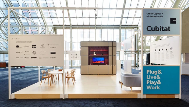 The Cubitat was recently on display at the 2015 Interior Design Show in Toronto