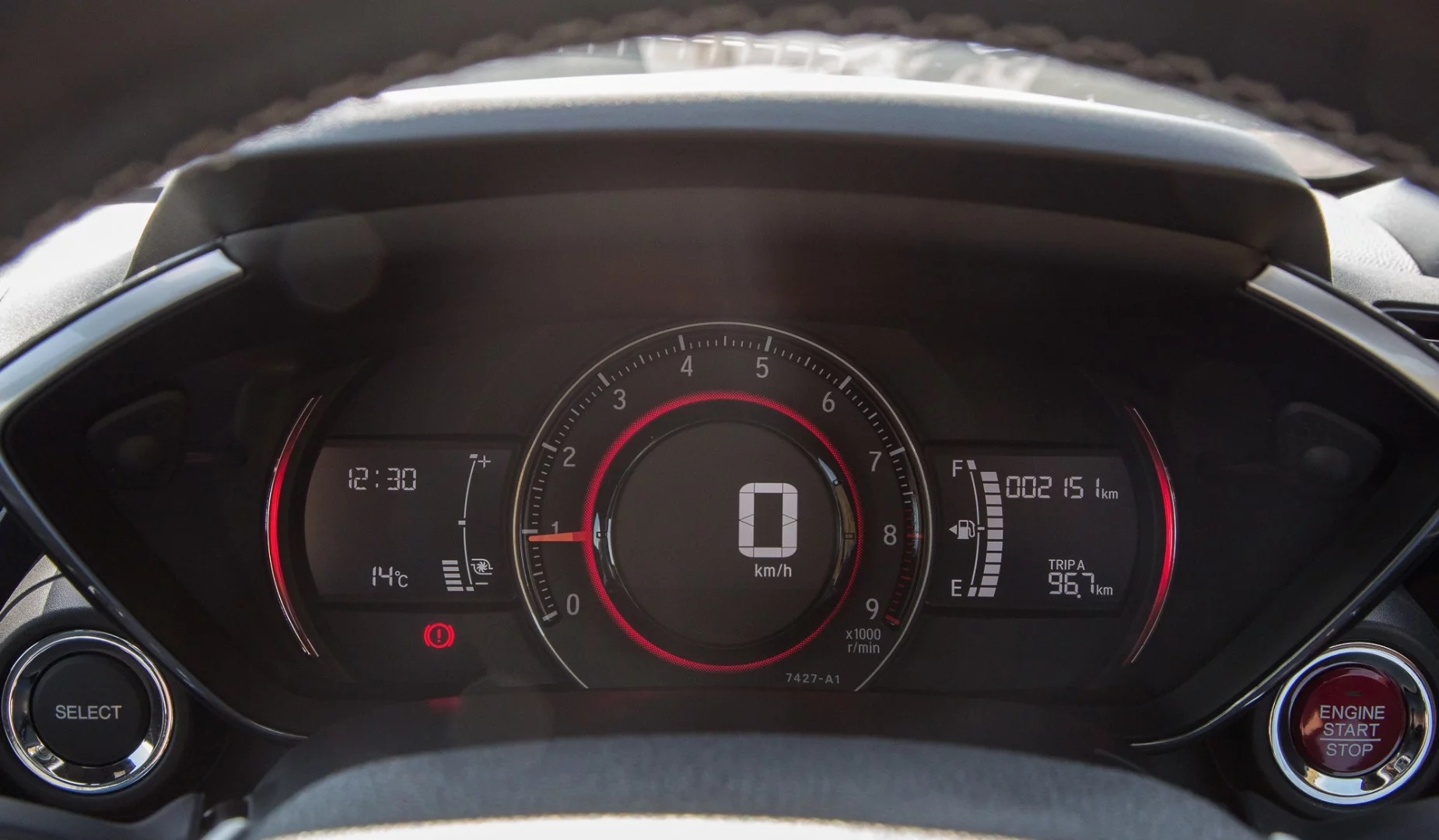 The instruments are clear and easy to read