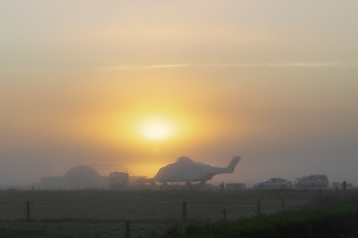 Rocket Lab's modified Sikorsky helicopter that will be used to catch its rocket in midair