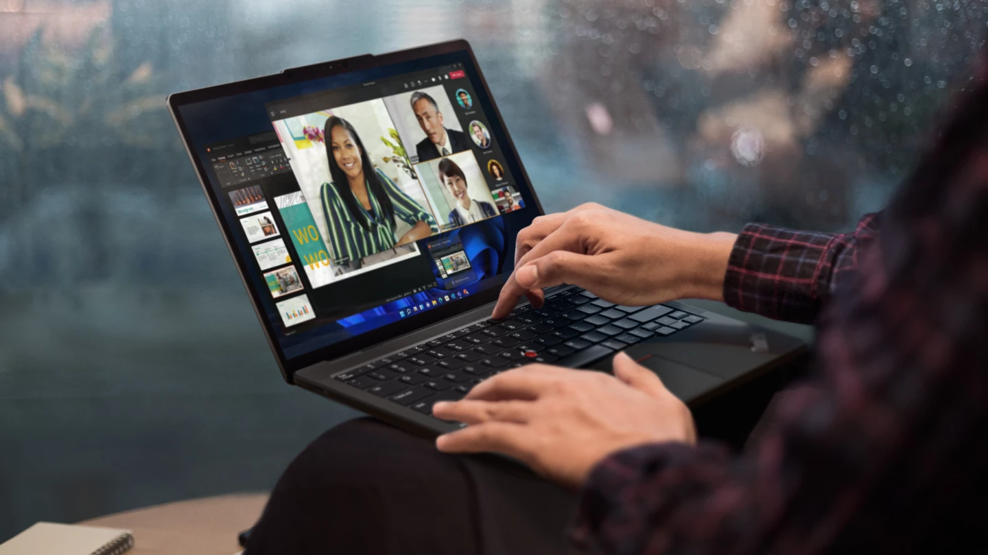 The ThinkPad X13s comes with a 5-MP webcam and a triple microphone array