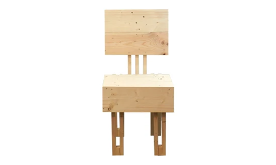 Pallet Room chair by Andrea Scandella