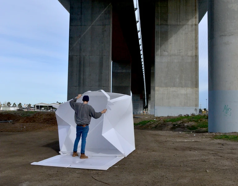 The Compact Shelter is both water and wind proof