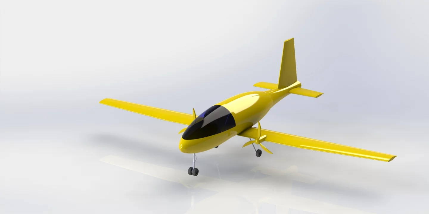 An all-electric design by first place undergraduate winner from the University of California at Davis is dubbed "Bladessa"