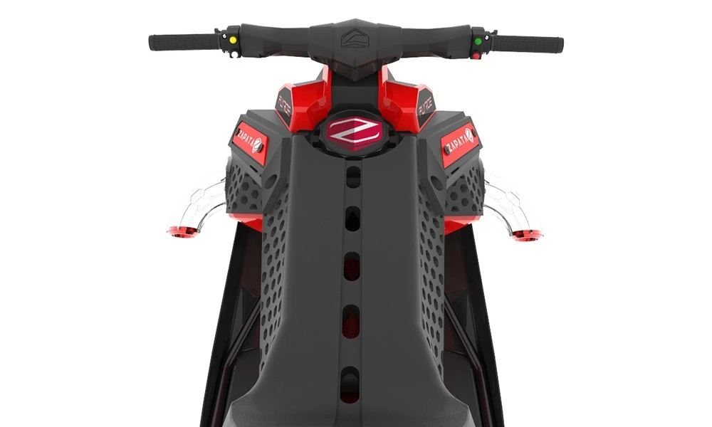 Zapata Flyride: those transparent tubes on the side are where the water is forced out