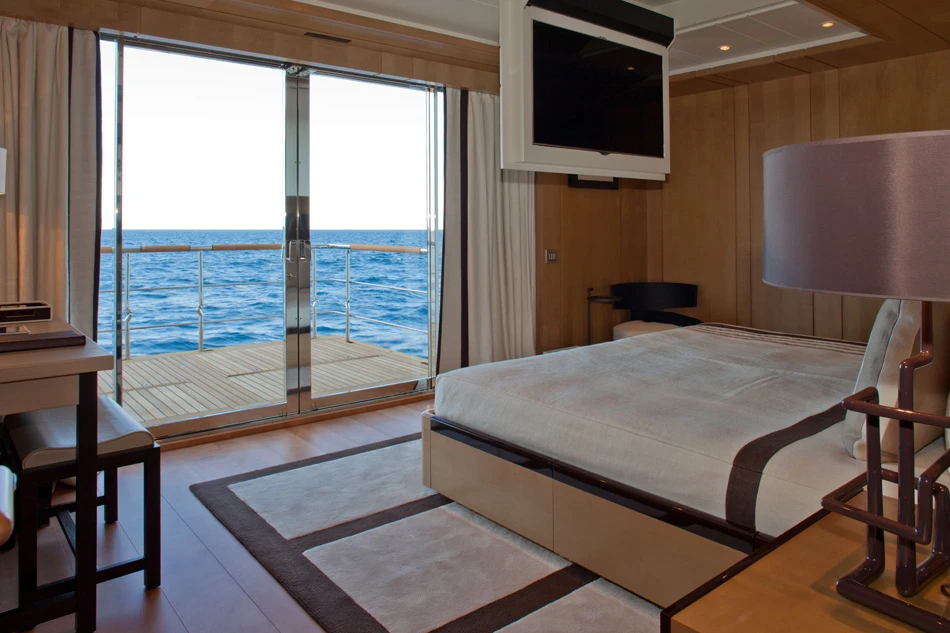 This master suite has breathtaking sea views