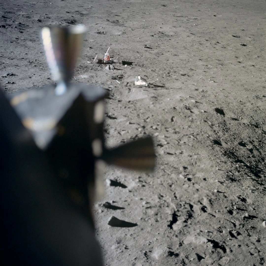 Tranquility Base from the LM