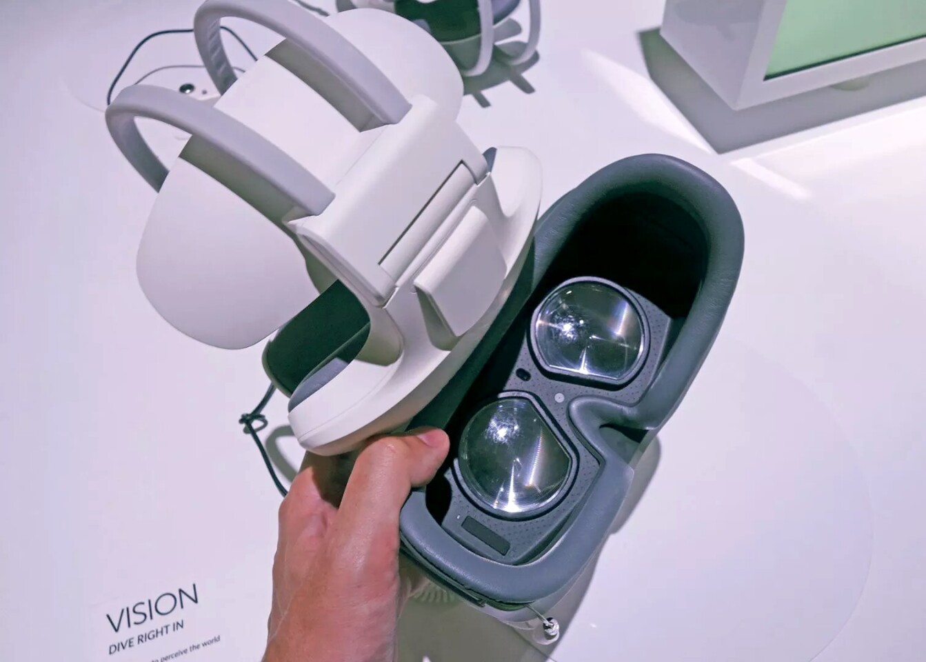 Each eye gets a 3.8-inch, 1920 x 1080 pixel display