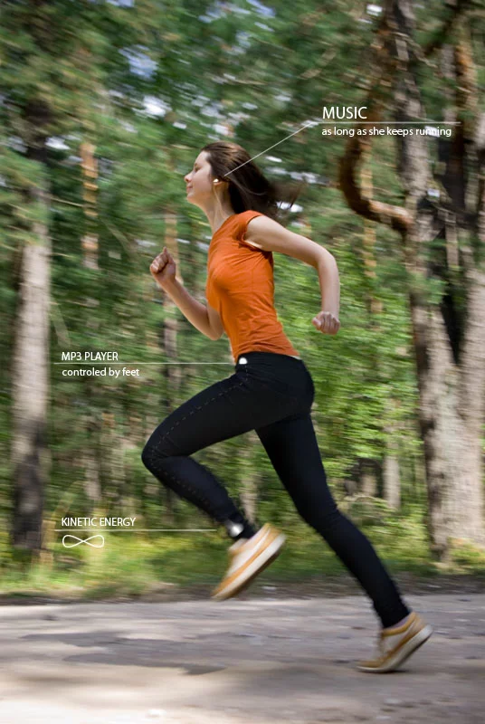 The Dancepants kinetic music player concept could make you move if you want to groove