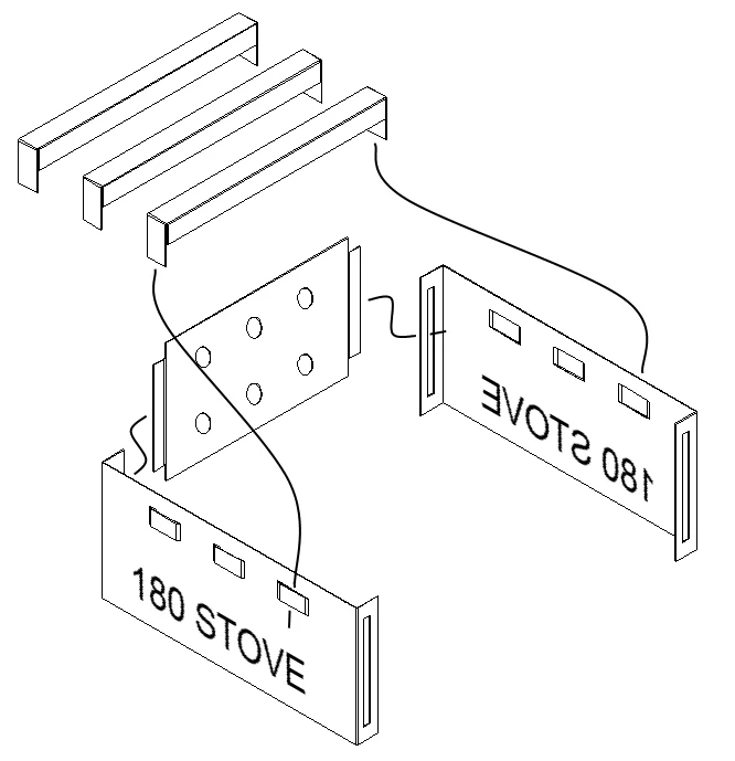 The stove is designed for hassle- and tool-free assembly
