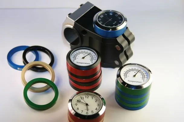 The StemCAPtain replaces your bicycle's handlebar stem cap with one that incorporates a clock, compass or thermometer