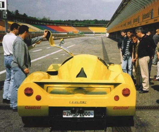 In the pits at Hockenheim, the Caroline could draw a crowd anywhere.