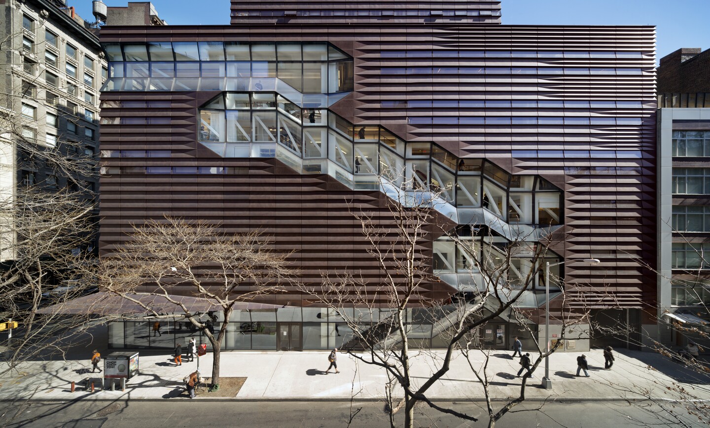 University Center, by Skidmore, Owings & Merrill, boasts a novel staircase (Photo: James Ewing)