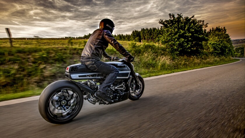 The Thiverval is a custom build based on a Ducati XDiavel by Freddie 'Krugger' Bertrand, the Belgian artisan who has twice won the AMD Custom Bike Building World Championship.