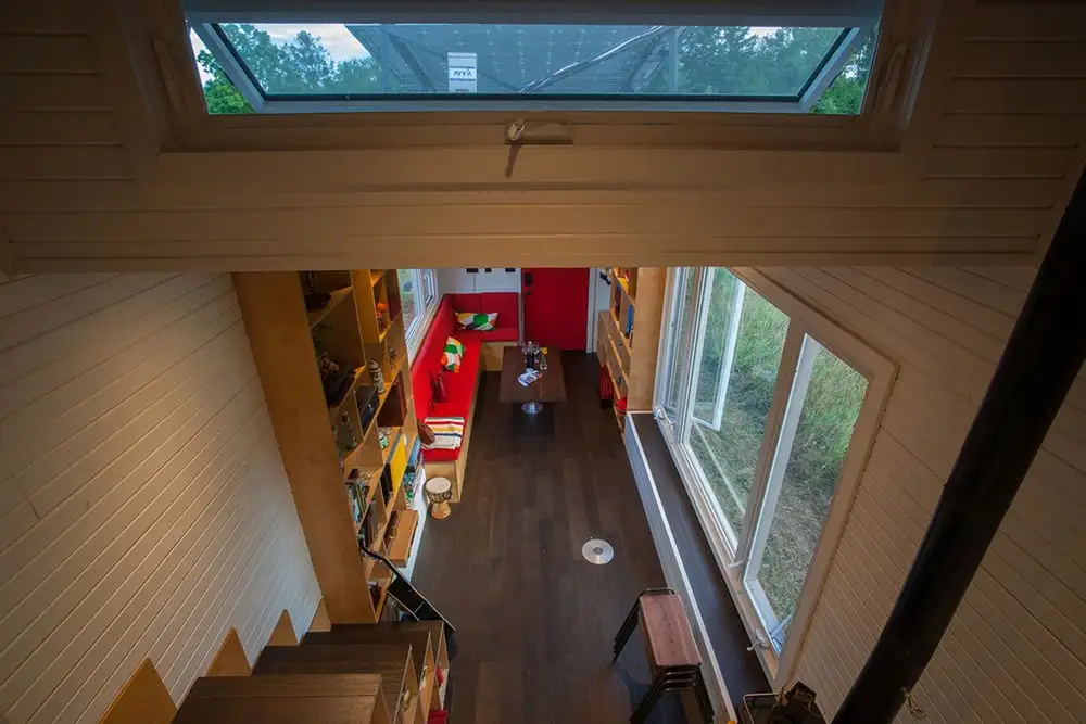 View to the Greenmoxie's lounge area