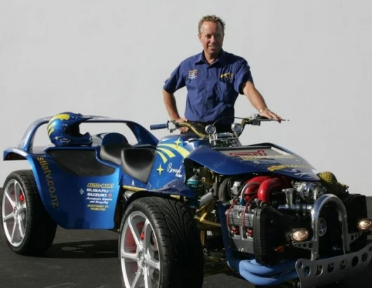Ken Brough and his STi-ATV is seeking a new name for his charge now that he's considering building a few of them