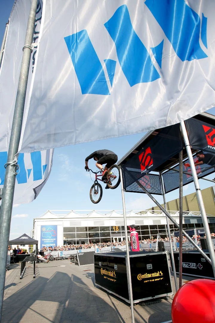Motorhomes and caravans were the main draw, but Danny MacAskill's "Drop and Roll" tour on the first weekend was also a highlight