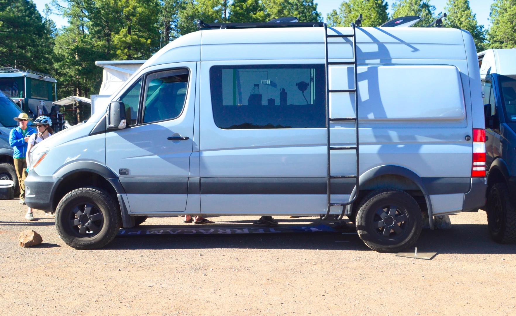 TouRig Terracamper Mercedes Sprinter on show at Overland Expo West 2017