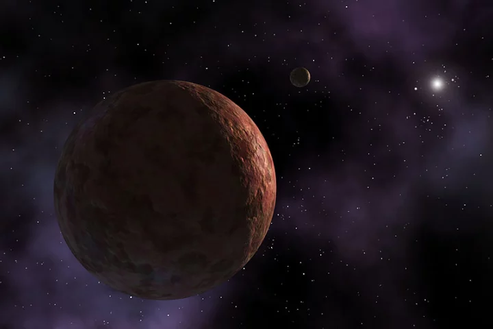 An artist's rendition of Sedna, a dwarf planet that lurks on the edge of the Solar System