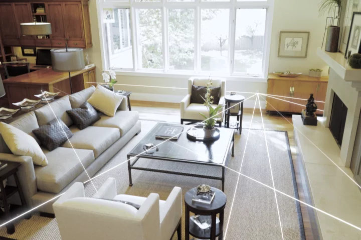 The nodes of the Xandem Home system use radio waves to detect each other, detect movement when someone move through a line-of-sight between two nodes and locate/track movement