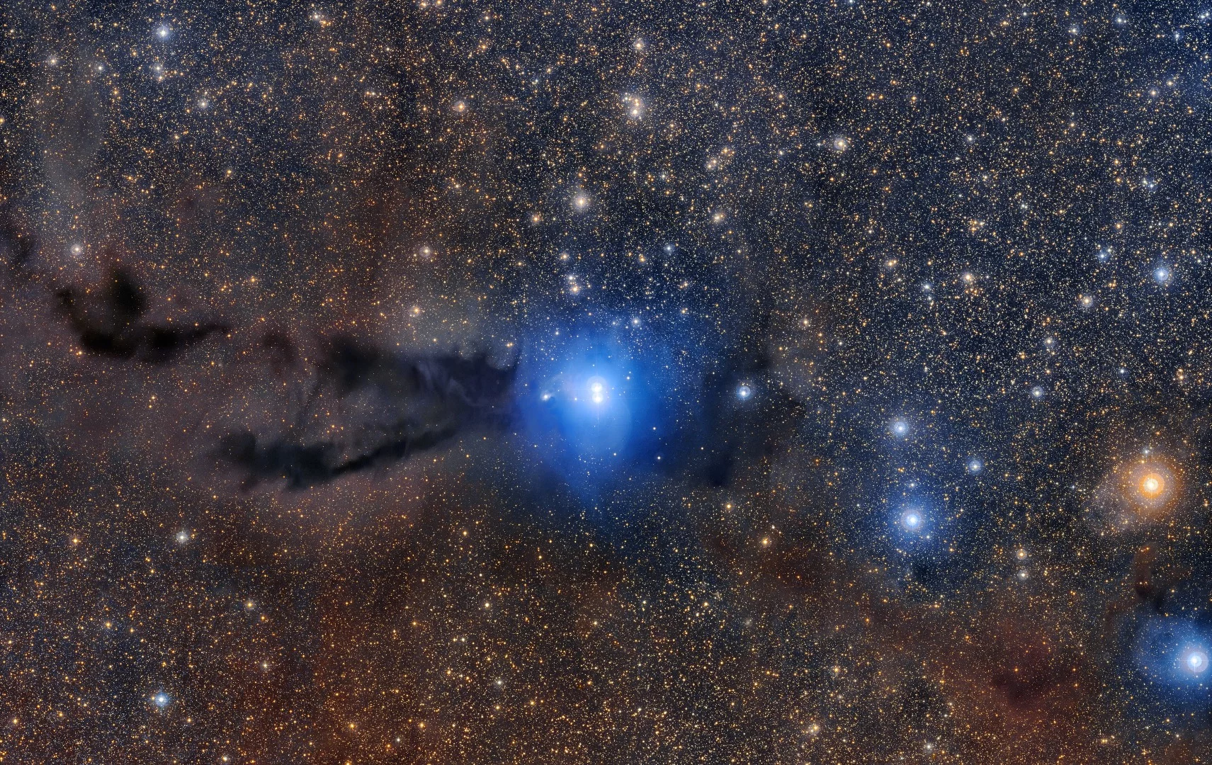 A wide field image of the Lupus 3 region