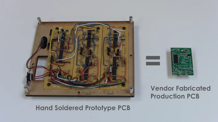 Replacing the hand-wired electronics with a printed circuit board