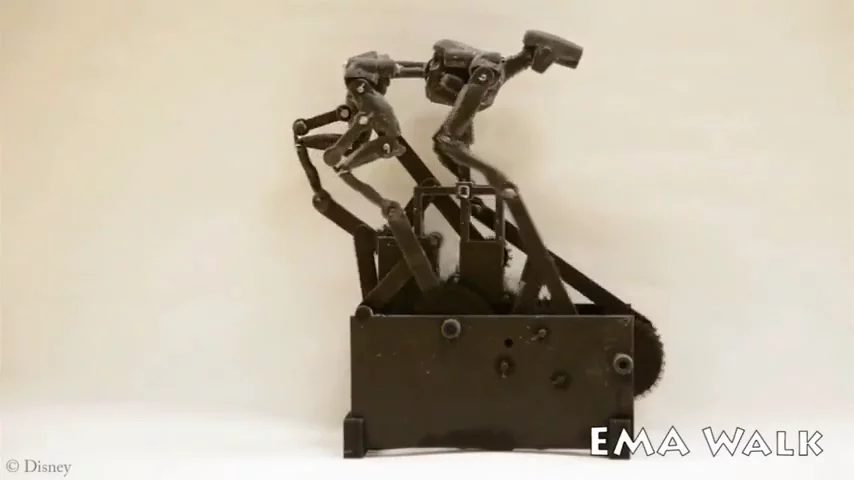 The physical version of a robotic dog called EMA (Photo: Disney Research)