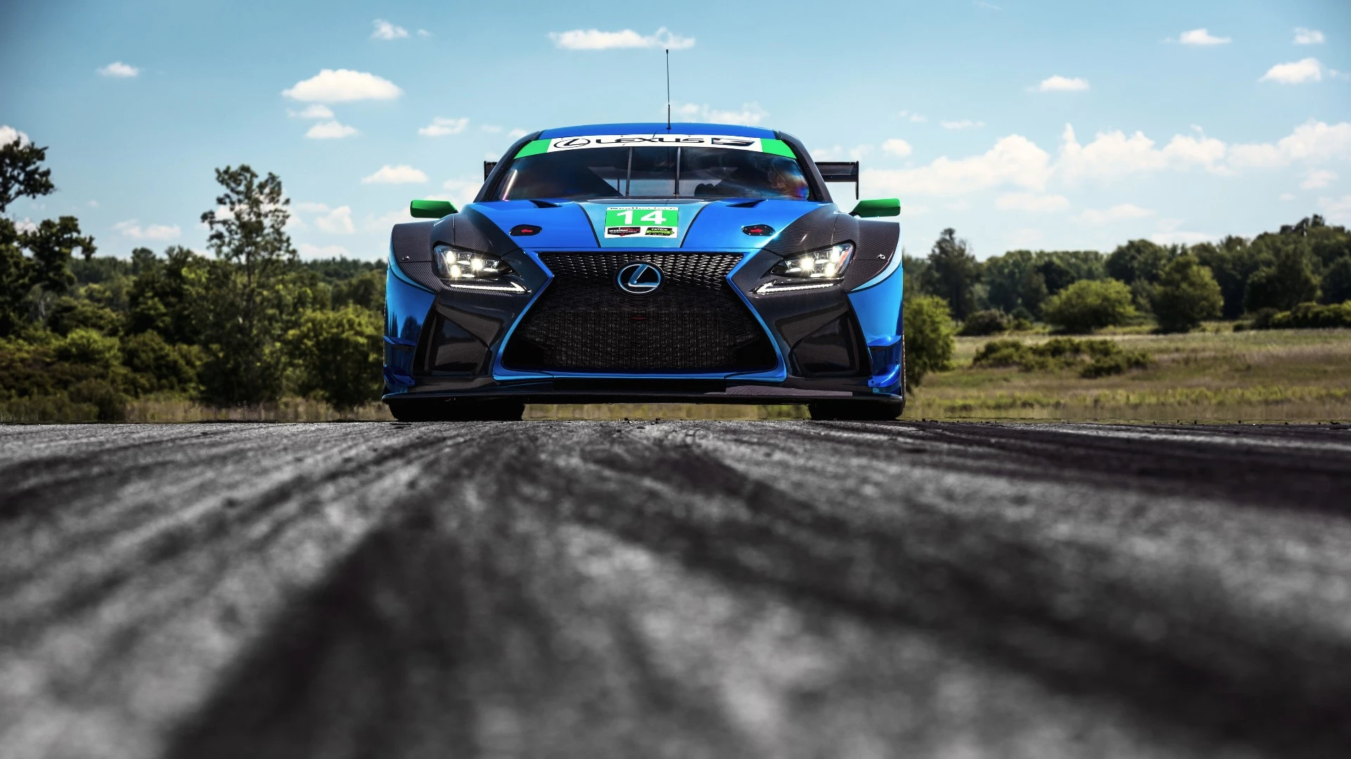 The Lexus RC F GT3 is powered by a 5.0-liter V8 with more than 500 hp