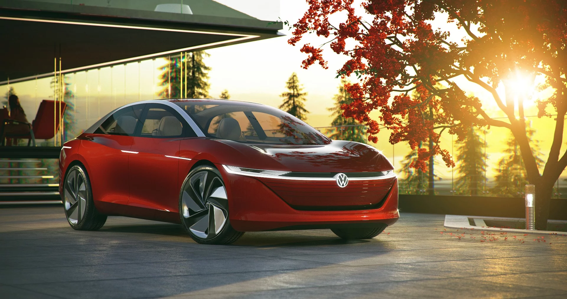 The VW I.D. Vizzion was unveiled in Geneva as a vision of what the upcoming I.D. family of advanced electric vehicles will look like
